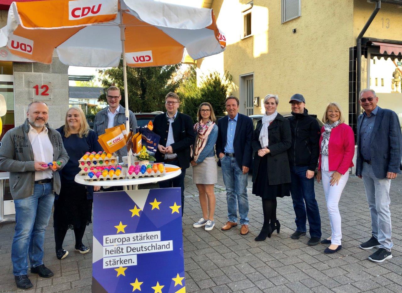 Engagierte Kandidatinnen und Kandidaten vor Ort: Karsten Kirchner, Kerstin Kirsch, Thomas Müller, Steffen Kirsch, Carina Depner, Ralf Bohlmann, Jana Hartnigk, Sven Hartnigk, Karin Gebauer-Pavokovic, Hans-Jürgen Buck.