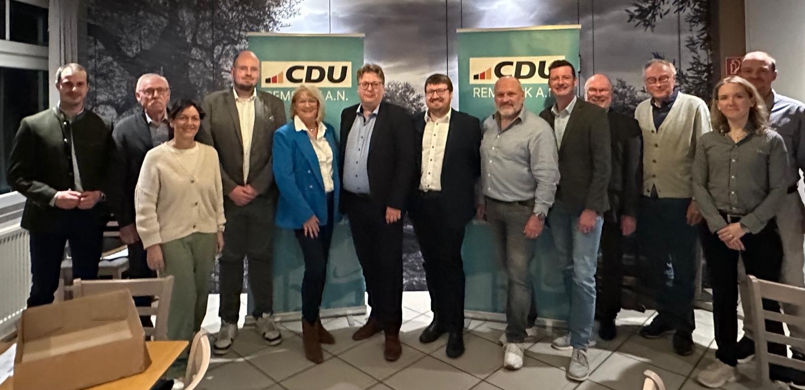 Das Team der CDU Remseck. Nicht auf dem Bild: Joana Wenz und Muhammed Simsek